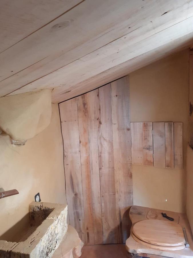 Maison Terre Les Cabanes De Fallot - Sauna Bain-Froid Piscine Naturelle L'isle-Bouzon Extérieur photo